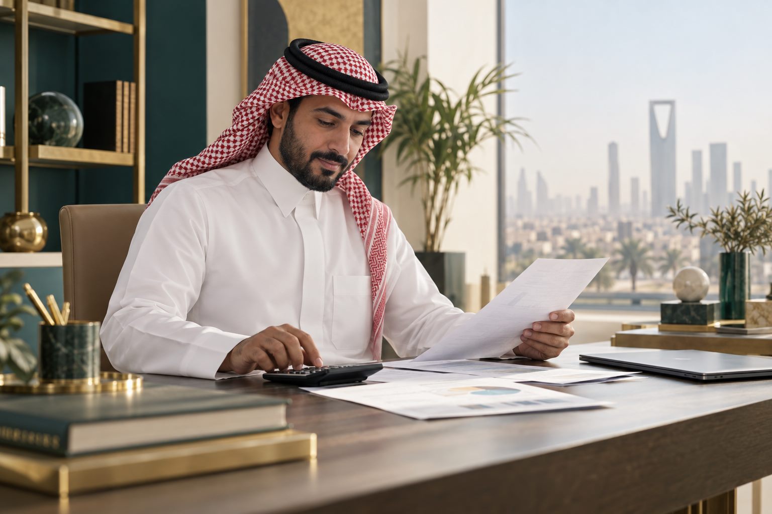 تخطيط مالي عملي باستخدام الحاسبة